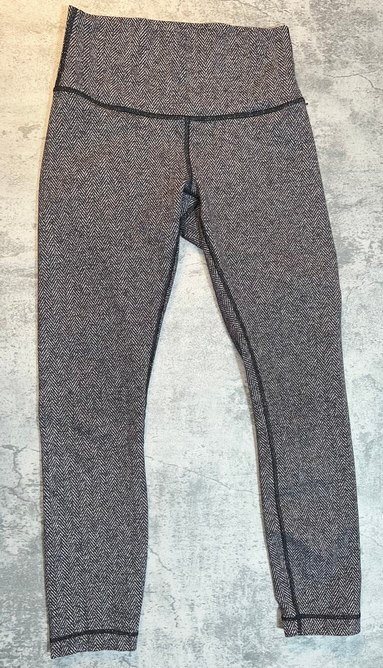 Lululemon Size 6 Align High-Rise Pant 25" Heathered Herringbone